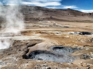 Hverir Islande Off-Road Moto