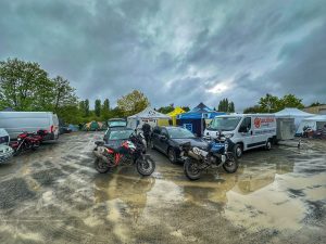 Le Bivouac humide du Rallye de la Sarthe